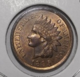 1895 INDIAN CENT GEM CH BU RED