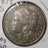 1879-S MORGAN DOLLAR AU-58