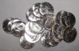 1967 KENNEDY HALF DOLLAR GEM BU (PARTIAL ROLL OF 18)