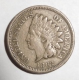 1862 INDIAN HEAD CENT XF