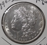 1890-S MORGAN DOLLAR CH BU MS-64