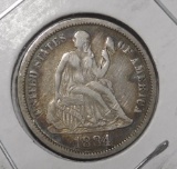 1884 LIBERTY SEATED DIME