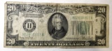 1934-D $20.00 SILVER CERTIFICATE GOOD