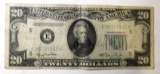 1950 $20.00 FEDERAL NOTE VG