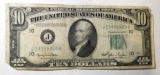 1950 $10.00 FEDERAL NOTE FINE