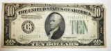 1934-A $10.00 SILVER CERTIFICATE FINE