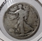 1918-D WALKER HALF DOLLAR GOOD