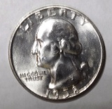 1958-D WASHINGTON QUARTER GEM BU MS-65