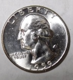 1959 WASHINGTON QUARTER GEM BU MS-65