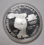 1983-S OLYMPIC PROOF SILVER DOLLAR ROUND