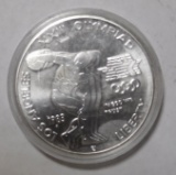 1983-S OLYMPIC UNC SILVER DOLLAR ROUND