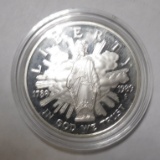 1989-S CONGRESS PROOF SILVER DOLLAR ROUND