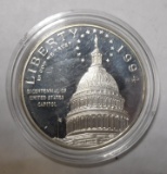 1994-S CAPITOL PROOF SILVER DOLLAR ROUND