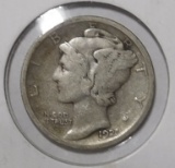 1921 MERCURY DIME GOOD-4