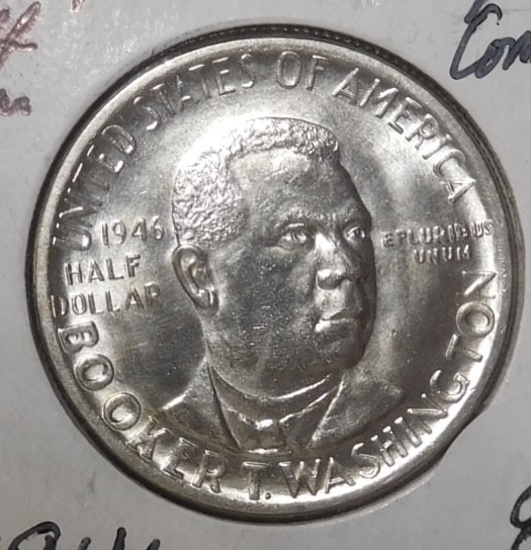 1946 BTW COMMEM. HALF DOLLAR GEM BU