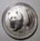 2001 10 YEN PANDA 1 OZ. SILVER