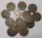 LOT OF FIFTEEN TWO CENT PIECES VARIOUS GRADES (15 COINS)