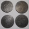 LOT OF FOUR CULL COLONIALS (4 COINS)