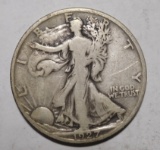 1927-S WALKER HALF DOLLAR FINE