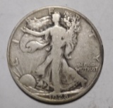 1928-S WALKER HALF DOLLAR FINE