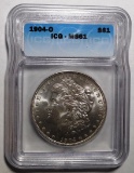 1904-O MORGAN DOLLAR ICG MS-61