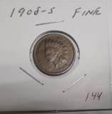 1908-S INDIAN HEAD CENT FINE