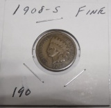 1908-S INDIAN CENT FINE