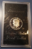 1973-S IKE PROOF 40% SILVER DOLLAR (BROWN IKE)