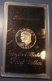 1973-S IKE PROOF 40% SILVER DOLLAR (BROWN IKE)