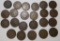 LOT OF TWENTY THREE PROBLEM FREE MISC. DATE INDIAN CENTS GOOD-XF (23 COINS)