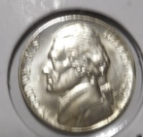 1942-P WAR NICKEL GEM BU FULL STEPS