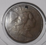 1794 LARGE CENT VF (HOLED)