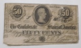 1864 CONFEDERATE FIFTY CENT NOTE