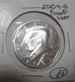 2004-S SILVER CAMEO PROOF KENNEDY HALF DOLLAR