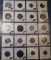 LOT OF THIRTY SIX MISC. FOREIGN COINS (SOME SILVER- 36 COINS)