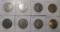 LOT OF EIGHT MIXED DATE WALKER HALF DOLLARS AVE. FINE (8 COINS)