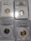 LOT OF FOUR SLABBED MISC. DATE/GRADE JEFFERSON NICKELS (4 COINS)