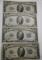 LOT OF FOUR 1934 $10.00 SILVER CERTIFICATE NOTES VG-VF (4 NOTES)
