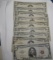 LOT OF NINE 1963 $5.00 US NOTES INCL. STAR NOTE VG-VF (9 NOTES)