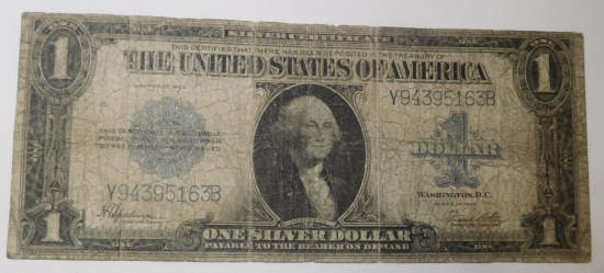 1923 $1.00 SILVER CERTIFICATE NOTE G/VG