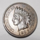 1893 INDIAN CENT UNC 4 FULL DIAMONDS