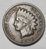 1893 INDIAN CENT VF/XF