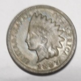 1887 INDIAN CENT VF/XF