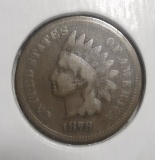 1878 INDIAN CENT VG