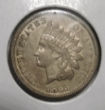 1863 INDIAN CENT XF-40