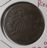 1865 TWO CENTS GOOD