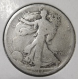 1918-D WALKER HALF DOLLAR GOOD