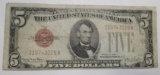 1928-F $5.00 US NOTE VF