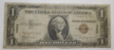 1934-A $1.00 HAWAII SILVER CERTIFICATE NOTE VG