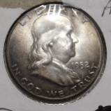 1952 FRANKLIN HALF DOLLAR CH AU